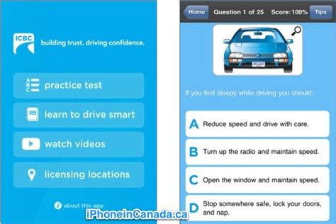 Sneak Peek Icbc Drivers License Knowledge Test Iphone App • Iphone In