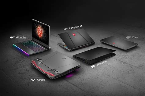 Msi Unveils The Ge Raider Gs Stealth Notebooks