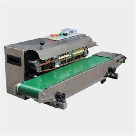 Semi Automatic Mild Steel Horizontal Continuous Band Sealing Machine At