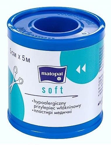 Matopat Soft - Miękki plaster medyczny, 5 m x 5 cm | Makeup.pl