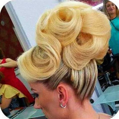 Bouffant Hair Hair Updos Hairdo Blonde Updo Big Blonde Hair