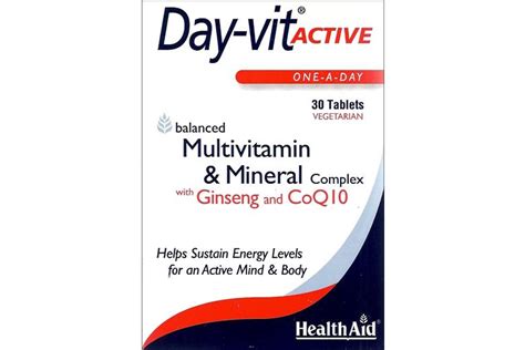 Health Aid Day Vit Active 30tabs