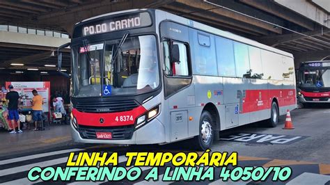 FUI CONFERIR a LINHA 4050 10 METRÔ ITAQUERA PQ DO CARMO FESTA DAS