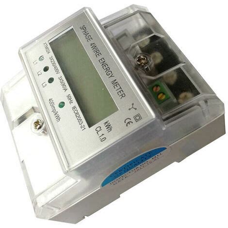 AlwaysH Three Phase 4 Wire Energy Meter 220 380V 5 80A Energy