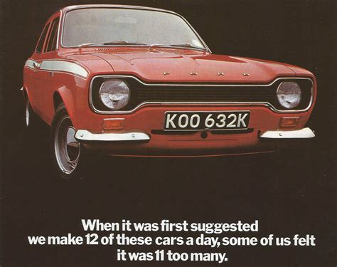 A Brief History Of The Ford Escort Mk 1