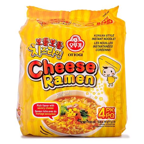 ottogi cheese ramen  pack  weee cheese ramen savory cheese