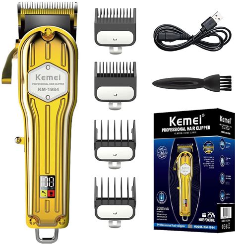 Kemei Cortapelos Para Hombres Profesionales Kit De Aseo Para