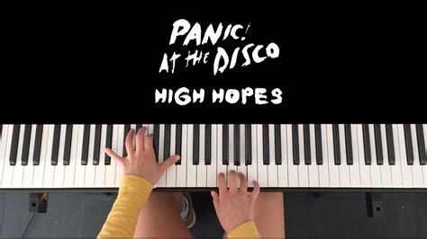 Panic At The Disco High Hopes Piano Cover Youtube