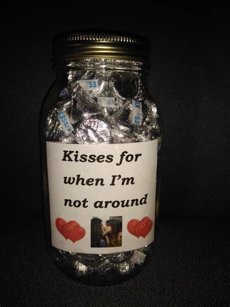 Kisses For When Im Not Around Candle Jars Candles Jar