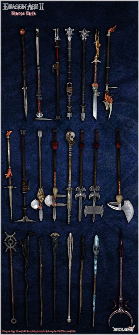 Dragon Age Ii Staves Pack By Berserker79 On Deviantart