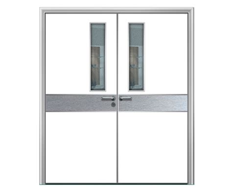 NationPlus Double Swing Steel Doors With Vision Panels Stemko Group