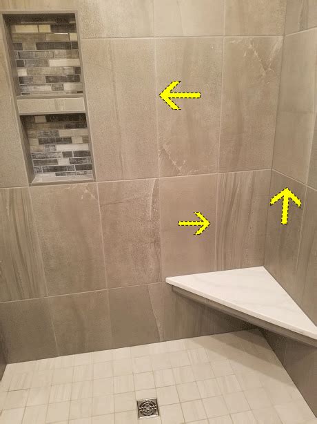 Straight Vs Staggered Tile Shower