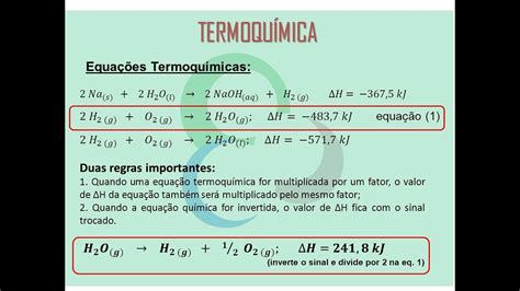 Termoqu Mica Lei De Hess Exerc Cio Resolvido Youtube