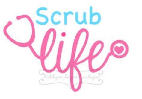 Decal Scrub Life Decal Scrub Life Nurse Decal Car Decal | Etsy