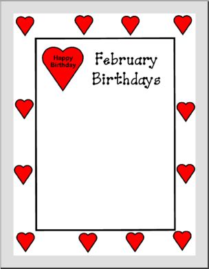 Free february birthday clipart, Download Free february birthday clipart ...