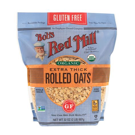 Bob S Red Mill Organic Extra Thick Rolled Oats Gluten Free G