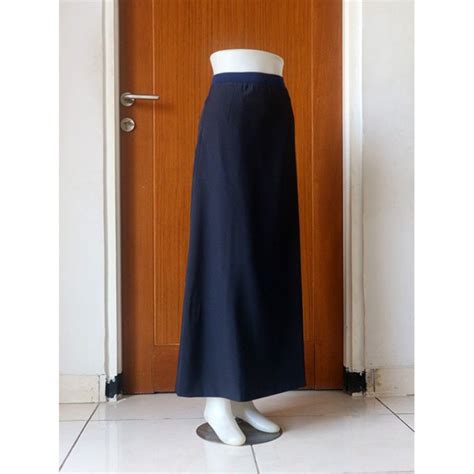 Jual ROK SPAN PANJANG MAXI SKIRT BIG SIZE XXL XXXL ROK KERJA FORMAL