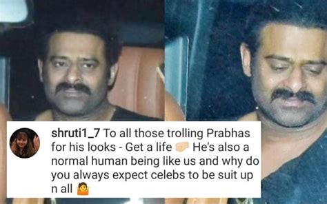 Prabhas Gets Fat-Shamed Online, Fans Defend Him