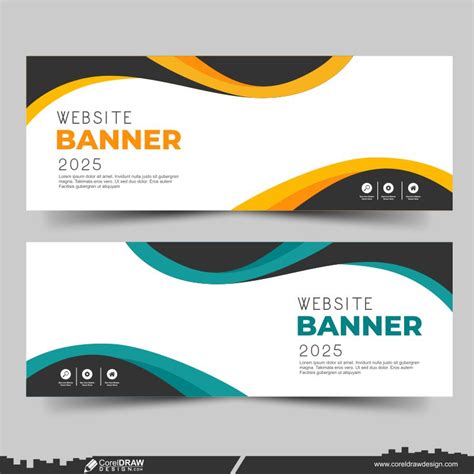 Download Corporate Website Colorfull Banner dwl CDR Free Design Free | CorelDraw Design ...