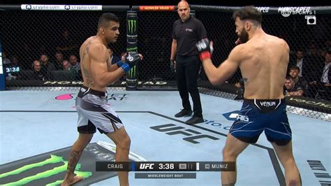 Full Fight Paul Craig Vs Andre Muniz Ufc Fight Night Youtube