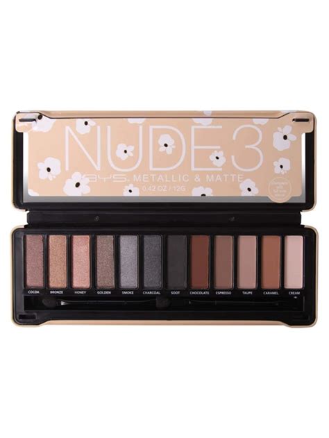 Paleta De Sombras Satinadas Y Mate En Lata Nude Moda De Mujer