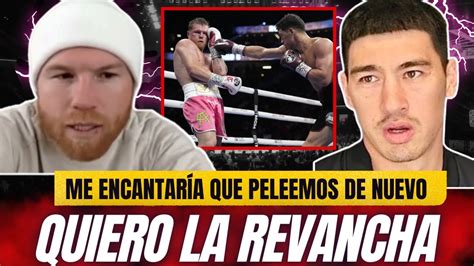 QUIERE LA REVANCHA CANELO ÁLVAREZ CONFIESA SU DESEO DE PELEAR CON