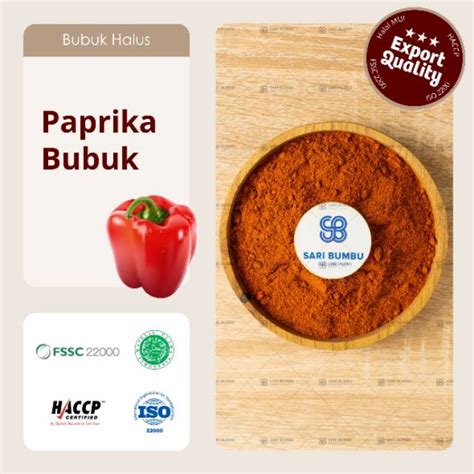 Jual Paprika Bubuk Gram Shopee Indonesia