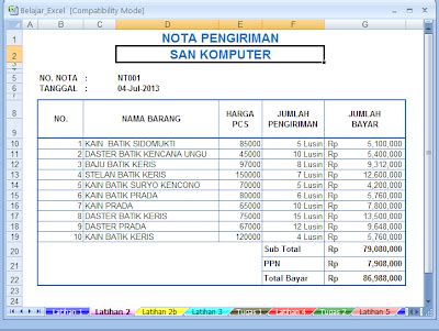 Cara Menghitung Ppn Dan Pph Di Excel Berbagi Informasi