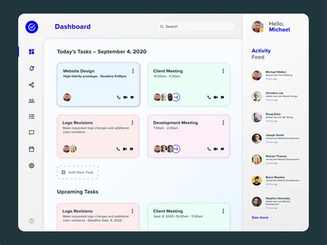 Task Manager Dashboard Ui On Behance