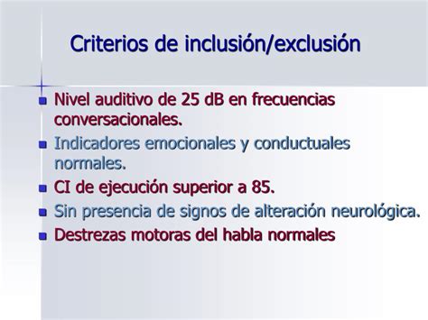 Criterios De Inclusion Y Exclusion Dibujos