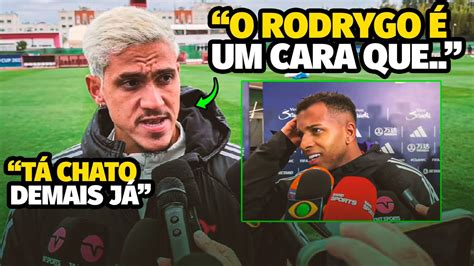 PEDRO MANDA RECADO A RODRYGO APÓS ATACANTE REVELAR QUE JÁ ESPERAVA