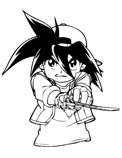 Beyblade Para Colorear Pintar E Imprimir