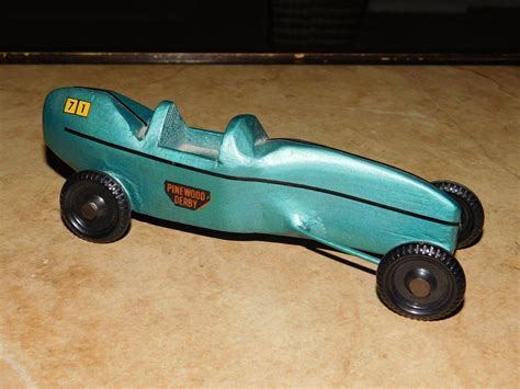 Vintage 1960s Era Pinewood Derby Bsa Race Car 1854409542