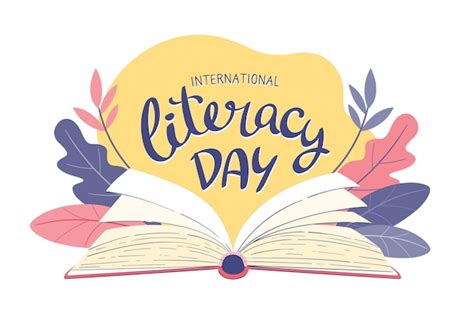 Free Vector Hand Drawn International Literacy Day