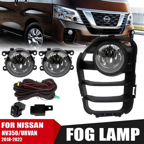 Front Bumper Fog Lamp Upgrade Kit FOR Nissan NV350 URVAN 2018 2019 2020