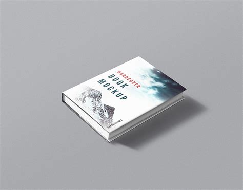 Free Perspective Hardcover Book Mockup Psd Psfreebies