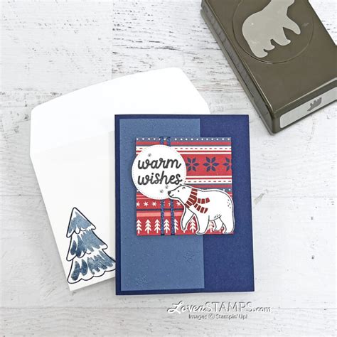 Need Christmas Cards Try This Beary Cute Layout With Stampin Up S