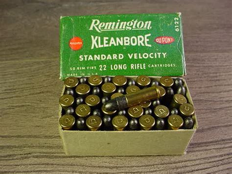 Box Of Remington Kleanbore Stardard Velocity Long Rifle Lead Solid