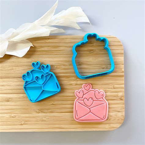 Love Letter Cookie Cutter Embosser Set Bake My Design