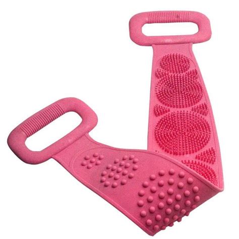 Red B Brosses En Silicone Magique Pour Le Bain Brosses Nettoyantes