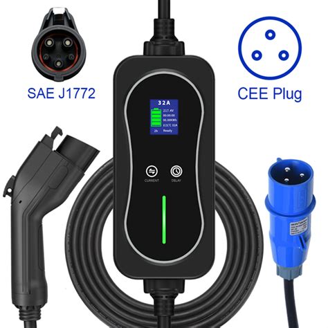 Amazon Level 2 EV Charger Type 1 Portable Fast Charger J1772 Plug PHEV