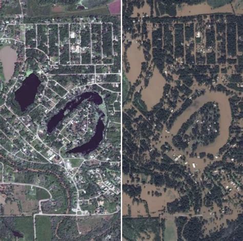 Satellite Image Shows Texas Before And After Hurricane Harvey Cute Pic