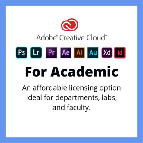 Adobe Creative Cloud Academic And Education Subscription Canada