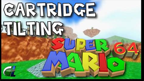 Cartridge Tilting Super Mario 64 N64 YouTube