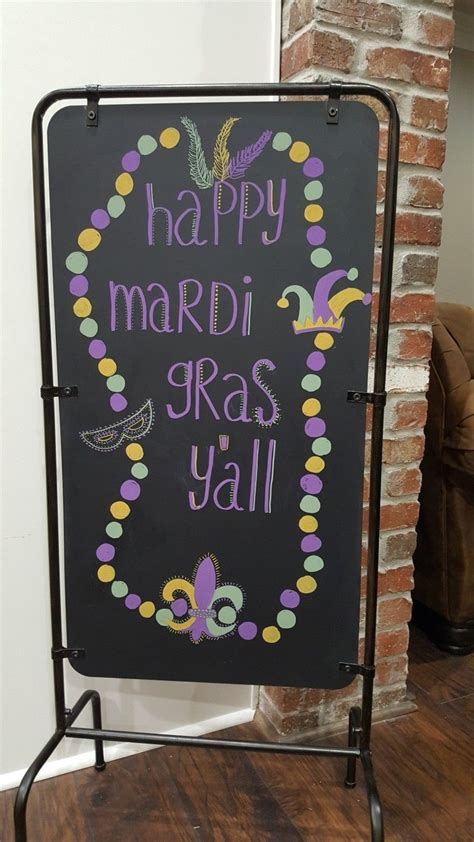 Mardi Gras Chalkboard Mardi Gras Mardi Gras Party Chalkboard Designs