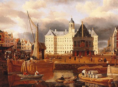 Jan Van Kessel The New City Hall Of Amsterdam In 1668 Gouden Eeuw