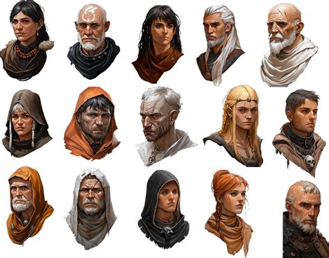 Npc Portraits 2 By Matteobenf On Deviantart