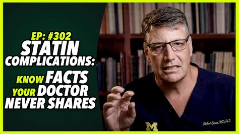 Ep302 Statin Complications Know Facts Your Doctor Never Shares By