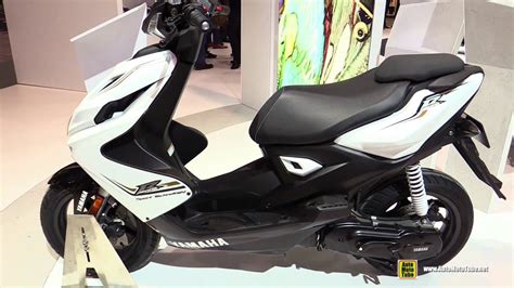 2016 Yamaha Aerox R Scooter Walkaround 2015 Eicma Milan Youtube