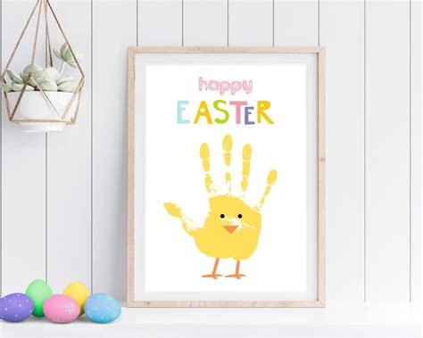 Easter Handprint Craft Easter Handprint Art Easter Craft - Etsy